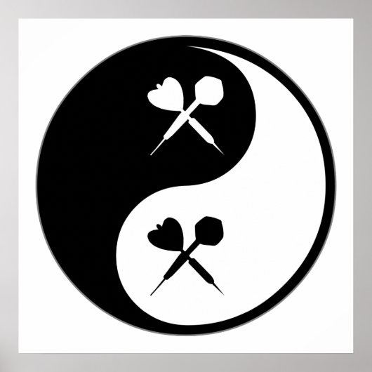 Yin Yang Darts Poster (Voorkant)