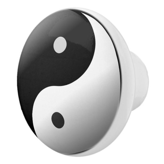 Yin Yang Deb Cabinet Pull Keramische Knop (Rechts)