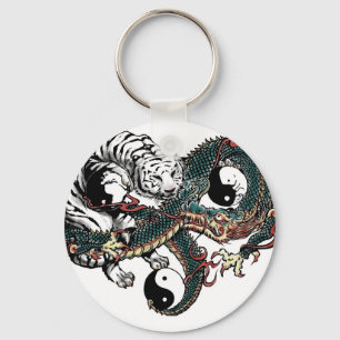 Yin Yang Design Sleutelhanger