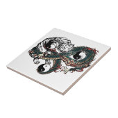 Yin Yang Design Tegeltje (Zijkant)