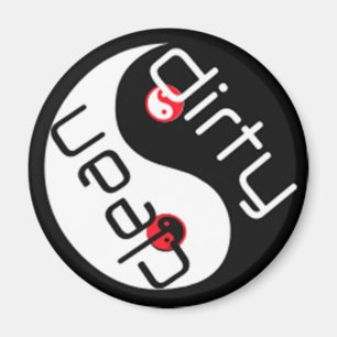 YIN YANG DISHWASHWASHER MAGNET