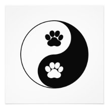 Yin Yang Dog Paw