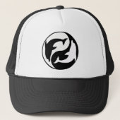Yin Yang Dolphin Casquette (Devant)