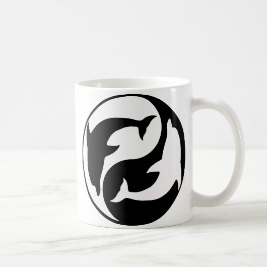 Yin Yang Dolphin Mug (Droite)