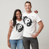 Yin Yang Dolphins Black/White T-shirt (Unisex)