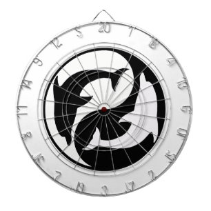 Yin Yang Dolphins Dart Board Dartbord