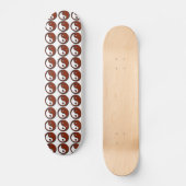 Yin Yang door Shirley Taylor Skateboard (Voorkant)