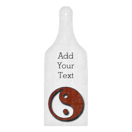 Yin Yang door Shirley Taylor Snijplank (Voorkant)