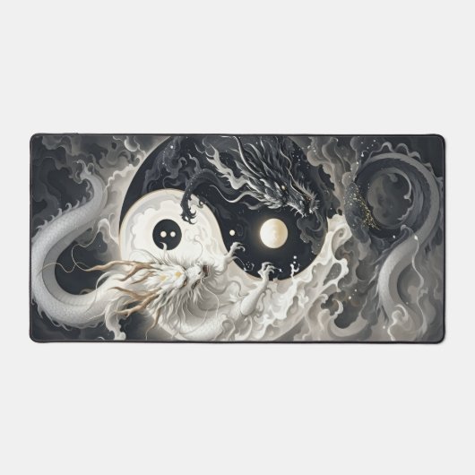 yin yang draak bureaumat (Voorkant)
