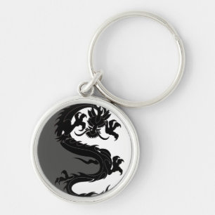 Yin Yang Dragon Sleutelhanger
