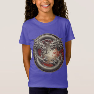 Yin Yang Dragons: balans tussen kracht en geest T-shirt