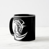 yin yang dragons café tasse (Devant gauche)