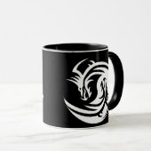yin yang dragons café tasse (Devant droit)
