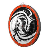 Yin Yang Dragons Dartbord (Voorkant Rechts)