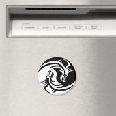 yin yang dragons magnet magneet (Insitu (Vaatwasser))