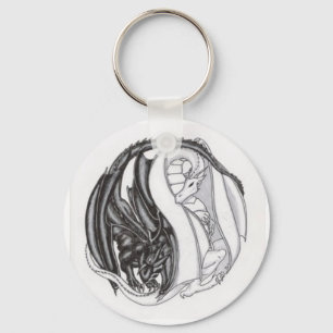 Yin/Yang Dragons Sleutelhanger