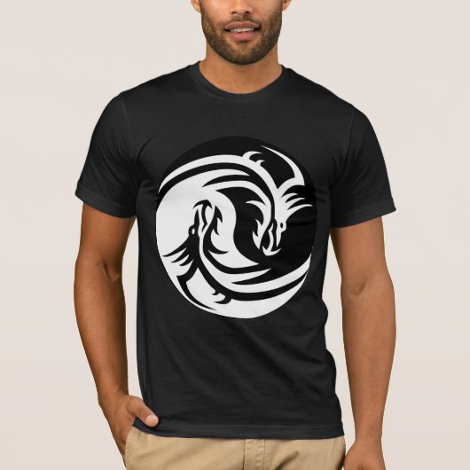 yin yang dragons T-shirt (Voorkant)