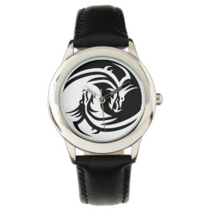 Yin Yang Dragons Watch Horloge