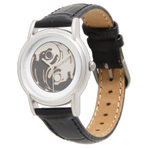 Yin yang Dubbele Draak Horloge