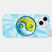 Yin-Yang Earth Stropdas-Dye iPhone / iPad hoesje (Achterkant (horizontaal))