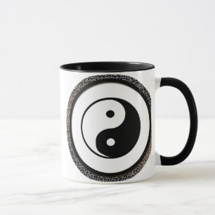 Yin Yang Emblem Cup Mok