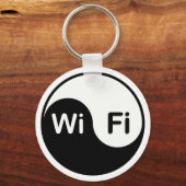 Yin Yang en wi-fi Sleutelhanger (Voorkant)