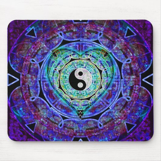 Yin Yang Energy Flow Muismat (Voorkant)