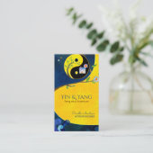 Yin & Yang Feng Shui Cartes de visite intérieurs (Debout devant)