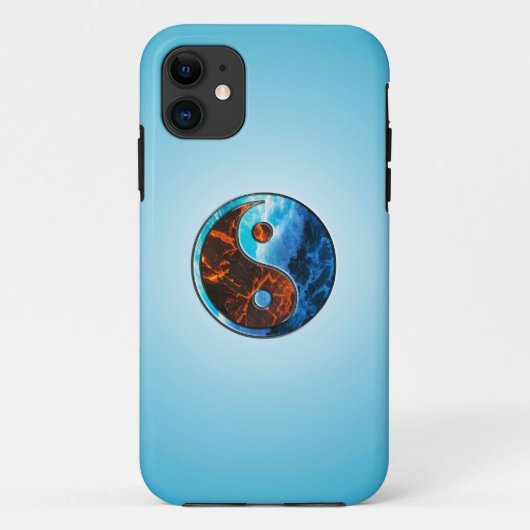 Yin Yang - Feu et Eau - iPhone / coque ipad (Dos)