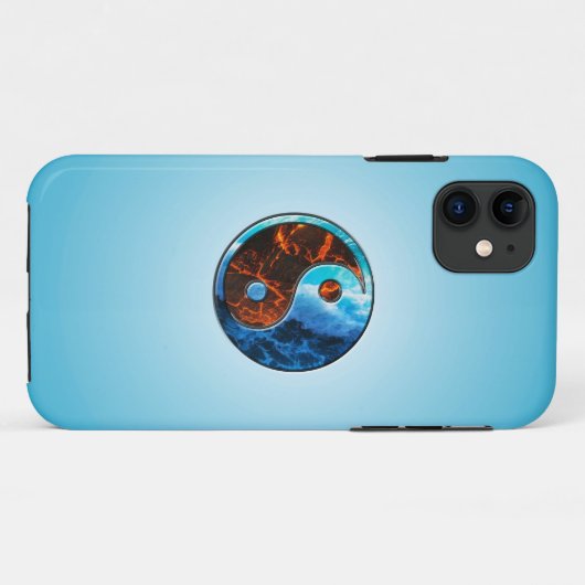 Yin Yang - Feu et Eau - iPhone / coque ipad (Dos (Horizontal))