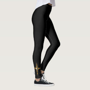Yin Yang Fire Cross Leggings