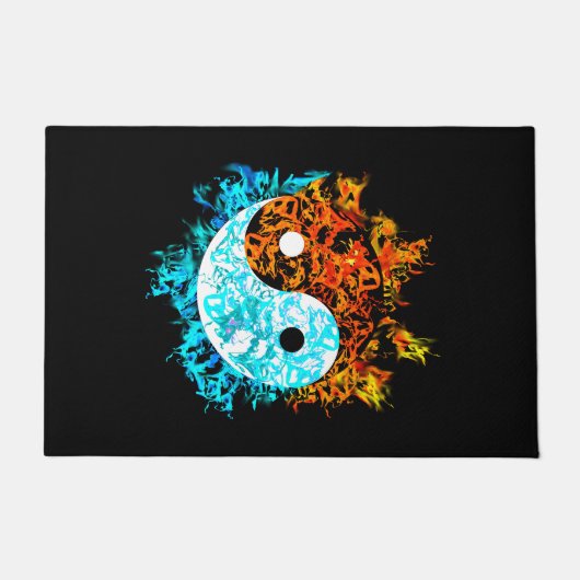 Yin Yang Fire Deurmat (Voorkant)