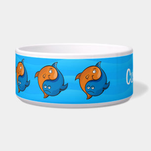 Yin Yang Fish Cartoon Bowl Voerbakje