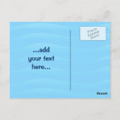 Yin Yang Fish Cartoon Briefkaart (Achterkant)