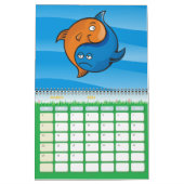 Yin Yang Fish Cartoon Kalender (Mar 2026)