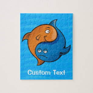 Yin Yang Fish Cartoon Legpuzzel