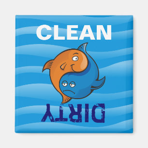 Yin Yang Fish Cartoon Magneet