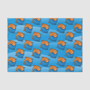 Yin Yang Fish Cartoon Tissuepapier