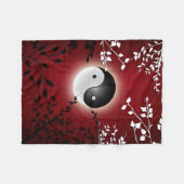 Yin Yang Fleece Blanket (Voorkant (Horizontaal))