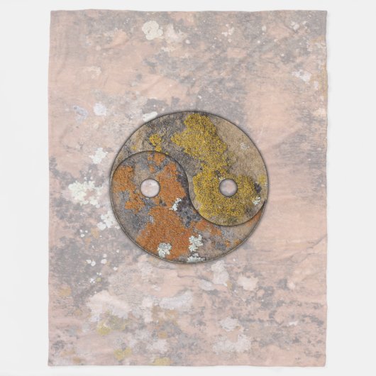 Yin Yang Fleece Deken (Voorkant)