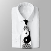 Yin Yang -flower of life Stropdas (Gebonden)