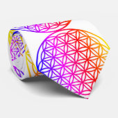 Yin Yang -flower of life Stropdas (Opgerold)