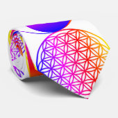 Yin Yang -flower of life Stropdas (Opgerold)