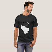 Yin Yang French Bulldog Funny Frenchie Symbol Medi T-shirt (Voorkant volledig)