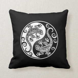 Yin Yang Geckos Kussen