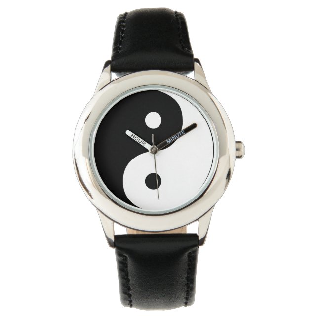 Yin Yang Glitter Watch Horloge (Voorkant)
