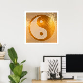 YIN YANG Gold Poster YingYang (Bureau à domicile)