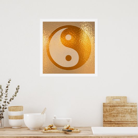 YIN YANG Gold Poster YingYang (Cuisine)