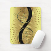 Yin Yang-Gold Swirls Muismat (Met muis)