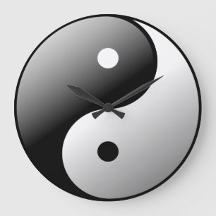 Yin Yang Grote Klok